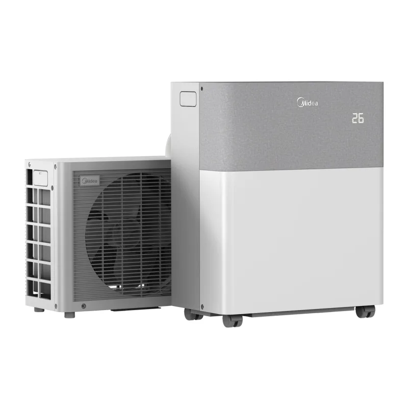 Midea - Aire acondicionado portátil Midea con 3010 frig/h y 2750 kcal/h - MMCS-12HRN8-QRD0.