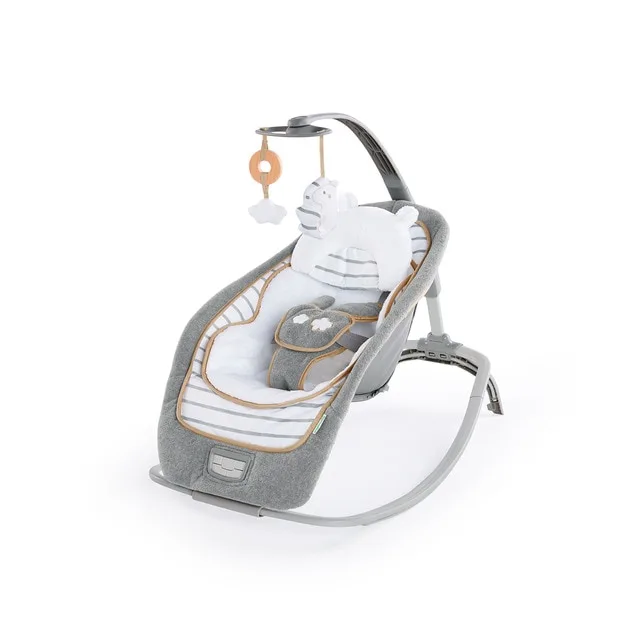 Ingenuity - Hamaca Ingenuity Boutique Bella Teddy gris.