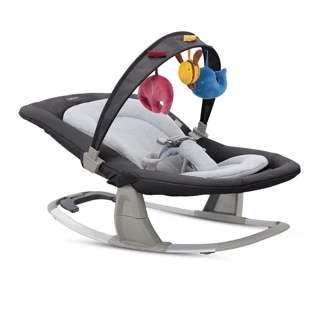 Inglesina - Hamaca Inglesina Lounge Rocking Chair Pepper gris oscuro.