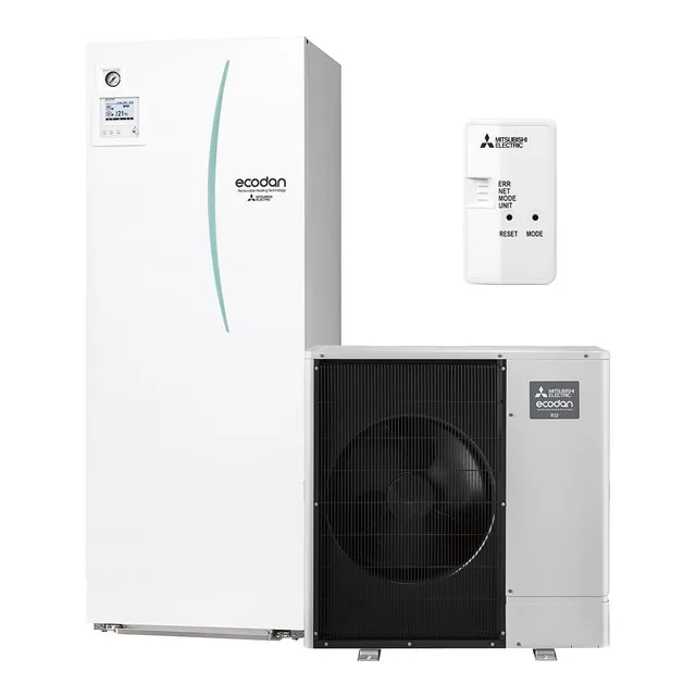 Mitsubishi Electric - Kit de Aerotermia Mitsubishi Electric con acumulación de ACS, 200 litros - KIT PUZ-SWM80VAA.