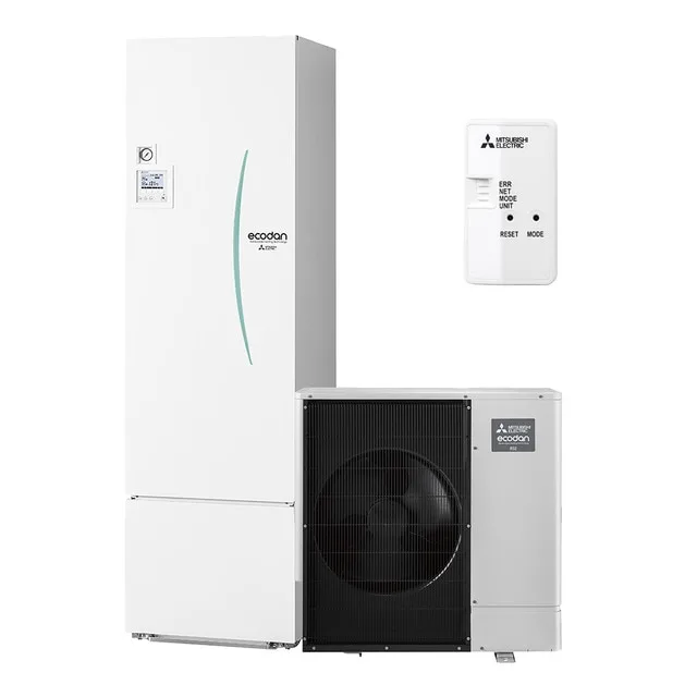 Mitsubishi Electric - Kit de Aerotermia Mitsubishi Electric con acumulación de ACS, 300 litros - KIT PUZ-SWM120VAA.