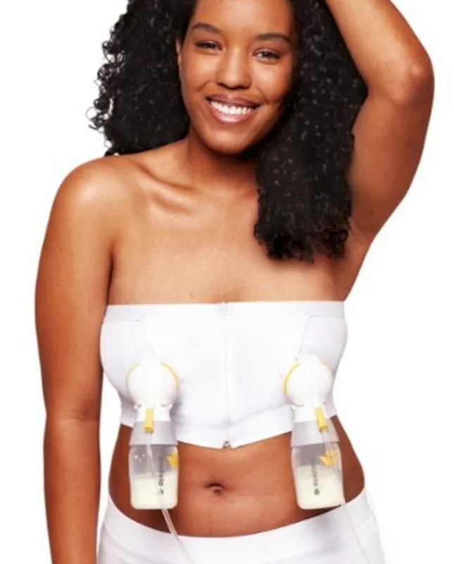 Medela - Top de extraccción Hands-Free Medela blanco.