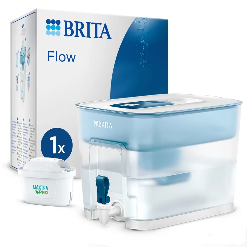 Brita - Pack Depósito de agua Flow + filtro Maxtra Pro Brita.