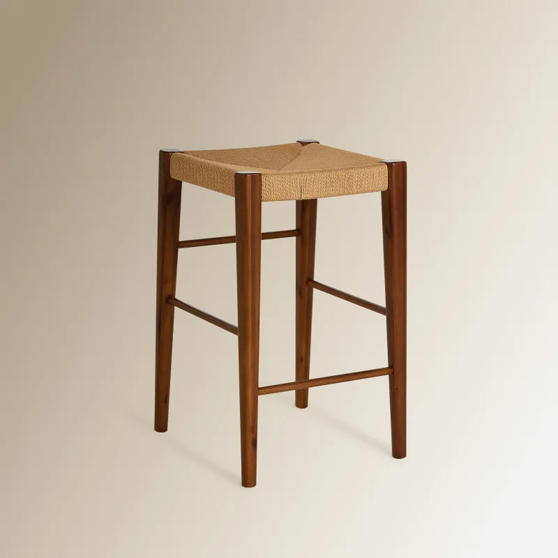 El Corte Inglés - Taburete de madera de acacia Kendal.