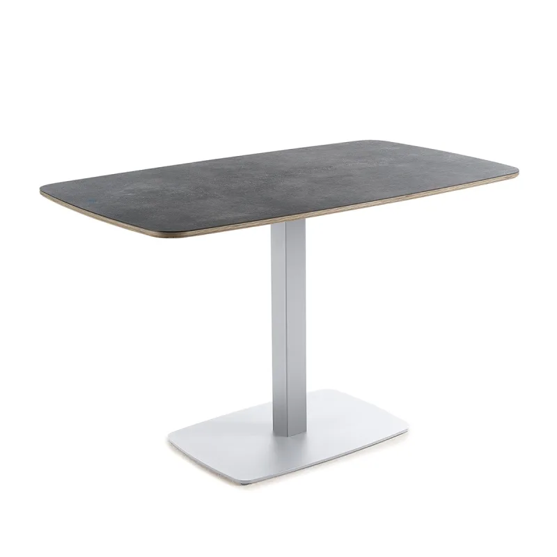 El Corte Inglés - Mesa semiovalada con superficie compacta Padua.