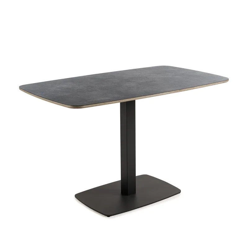 El Corte Inglés - Mesa semiovalada con superficie compacta Padua.