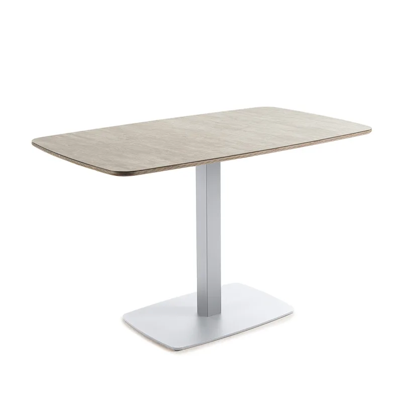 El Corte Inglés - Mesa semiovalada con superficie compacta Padua.