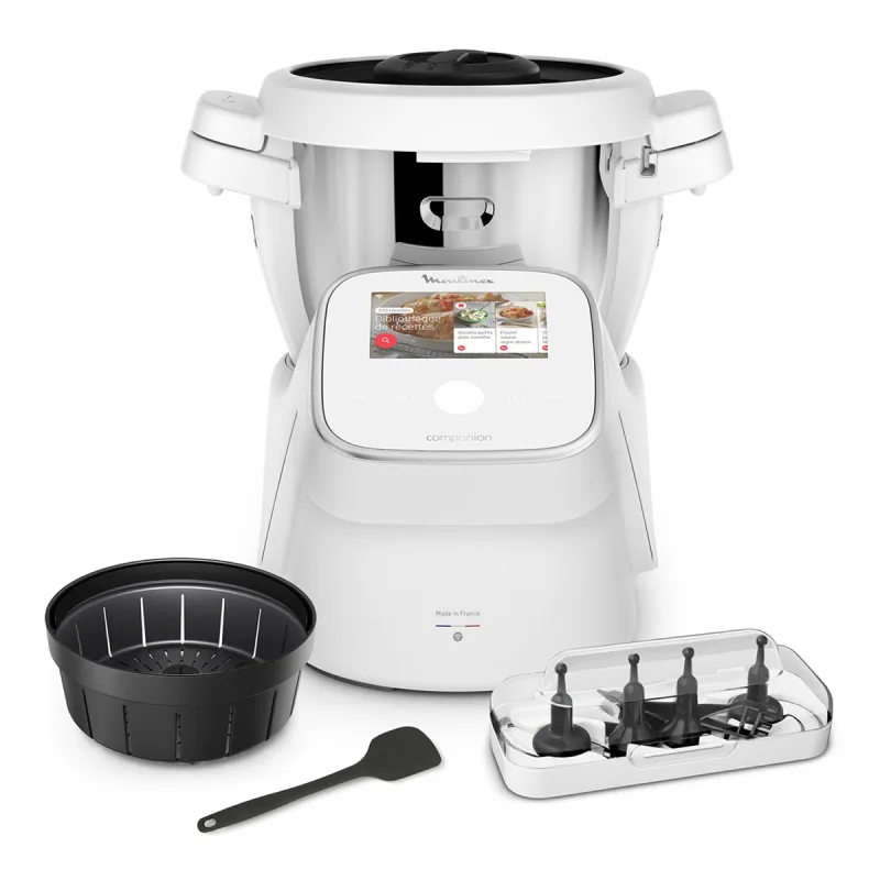 Moulinex - Robot de Cocina Moulinex I Companion Touch XL HF935, Conectividad WiFi.