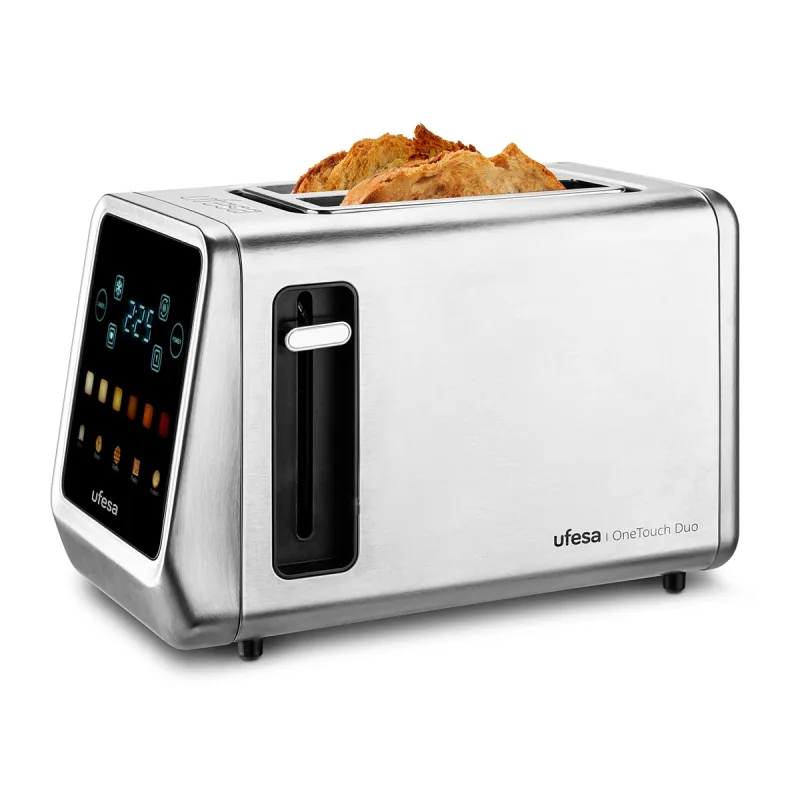 Ufesa - Tostador Ufesa one touch duo con pantalla LED.