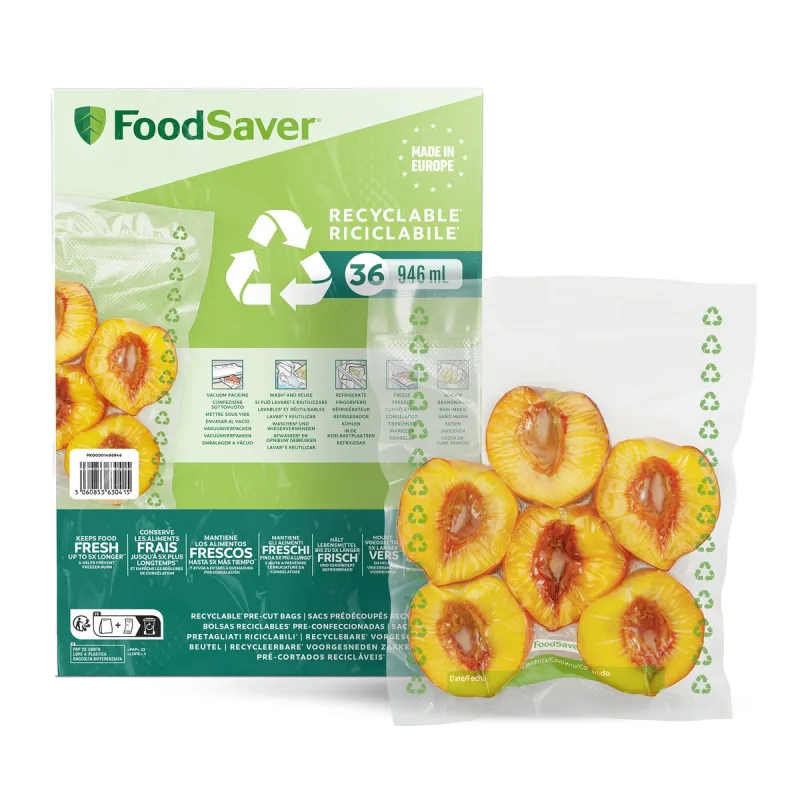 Foodsaver - Bolsas de envasado FoodSaver FSBE4802X-01.