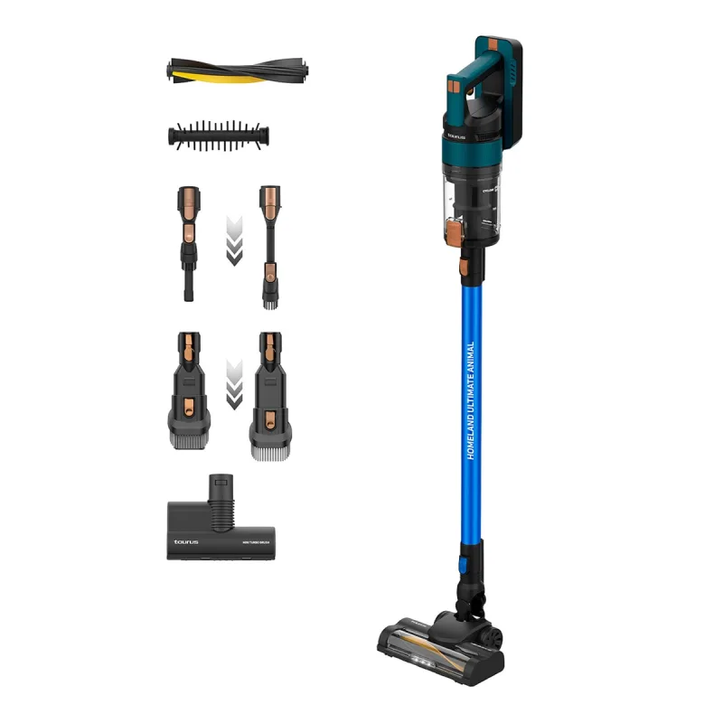 Taurus - Aspirador de escoba recargable Taurus Homeland Ultimate Animal 33,6V.