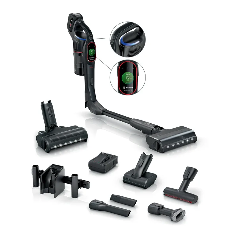 Bosch - Aspirador escoba sin cable, Bosch, Unlimited 10, BCS1051POW.