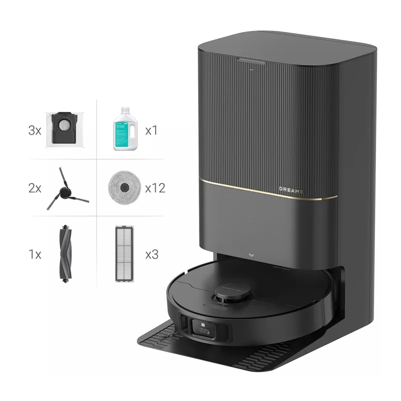 Dreame - Robot aspirador y friegasuelos Dreame X40 Ultra Complete con tecnología OmniDirt.