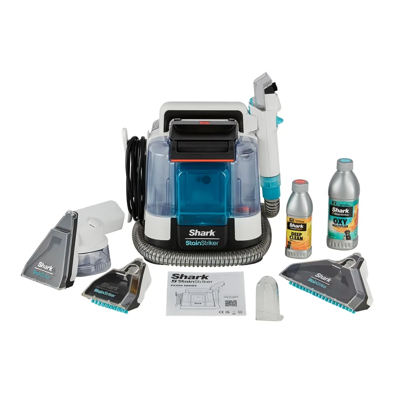 Shark - Aspirador quitamanchas para tapicerías Shark PX200EUT StainStricker especial mascotas.