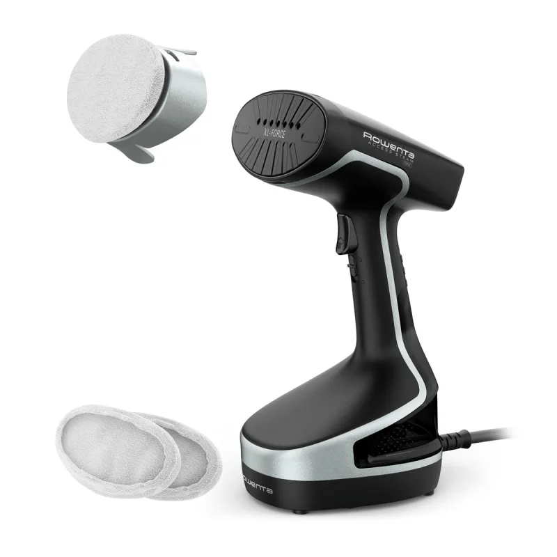 Rowenta - Cepillo de vapor vertical Rowenta Access Steam Force plancha y desinfecta.