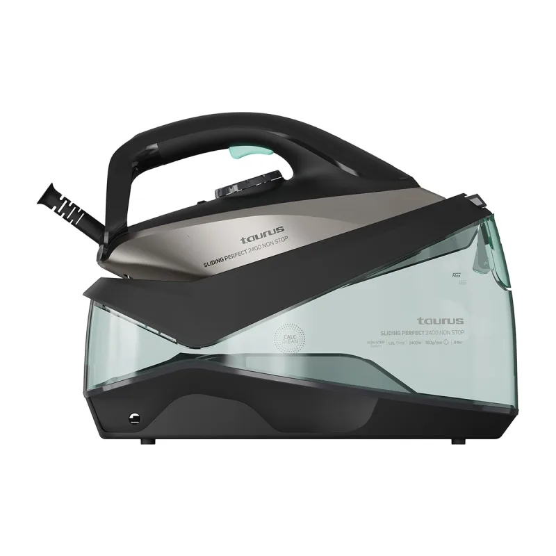 Taurus - Centro de planchado Taurus Sliding Perfect 2400 Nos Stop con suela Ultra X Slide.