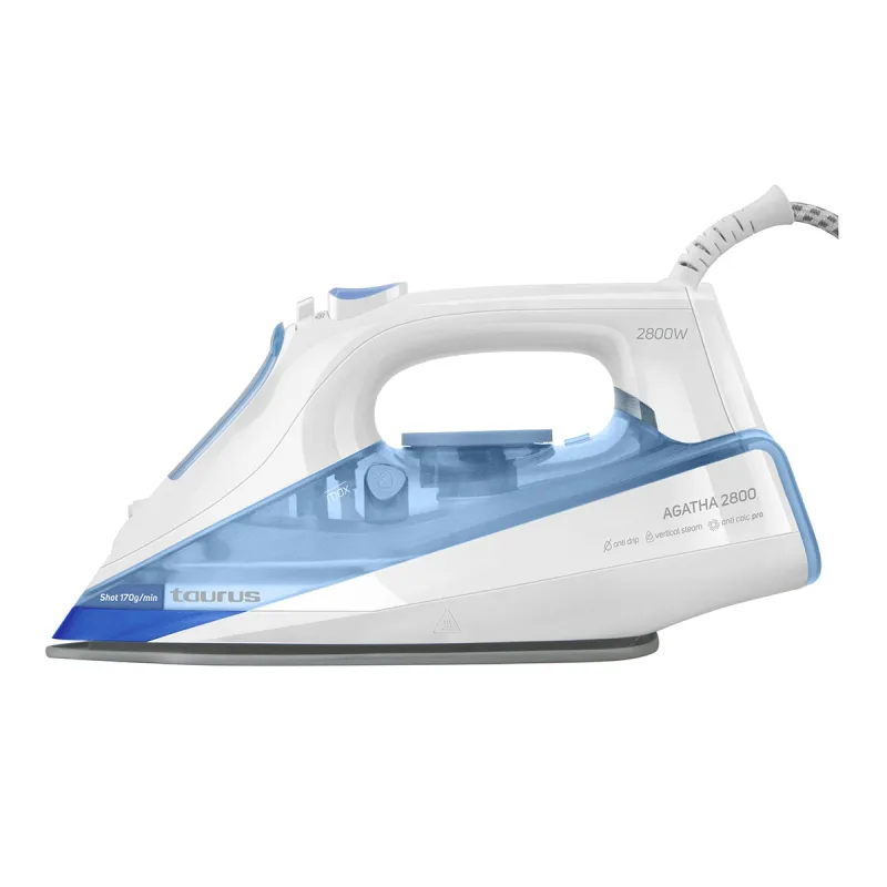 Taurus - Plancha de vapor Taurus Agatha 2800 con suela de cerámica.