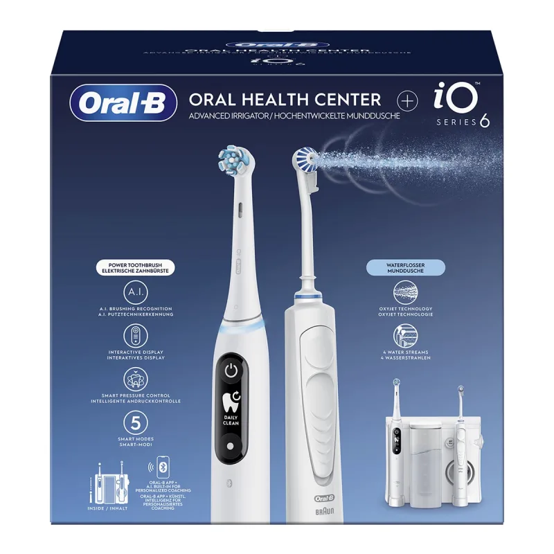 ORAL BXX - Cepillo de dientes eléctrico + irrigador bucal Oral-B.