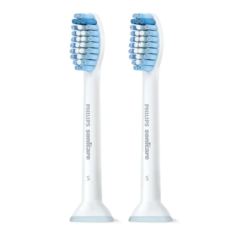 Philips - 2 cabezales grandes Philips HX6052 Sonicare S Sensitive.