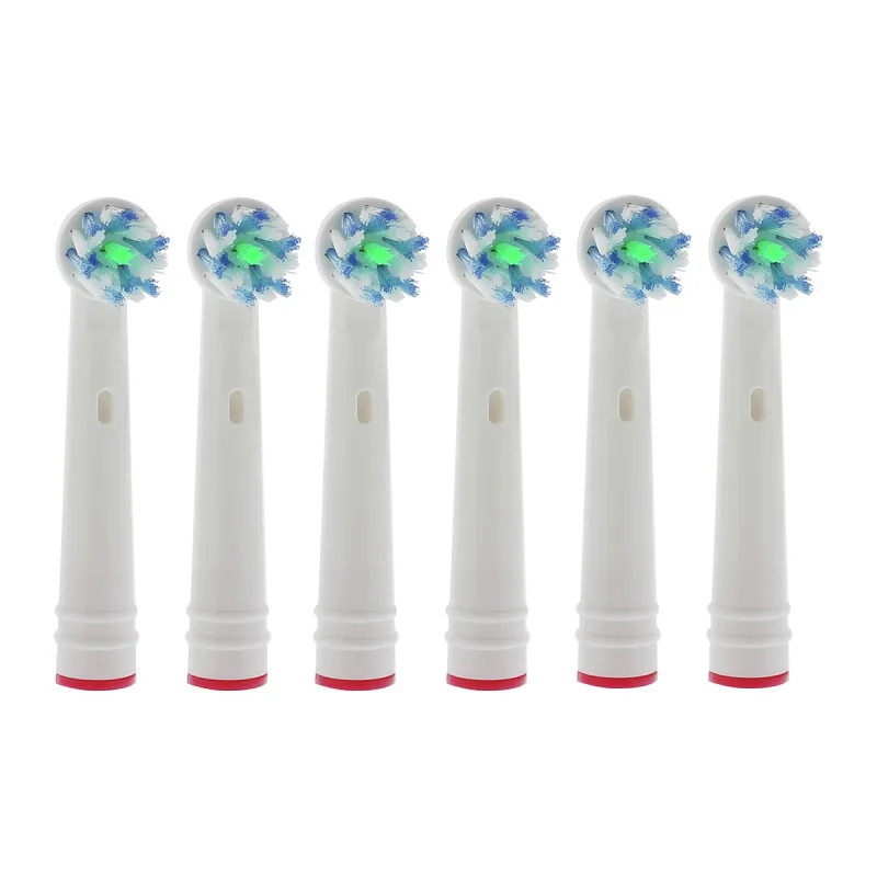 Scanpart - Cabezal de recambio Scanpart Cross Clean compatible Oral-B 6 unidades.