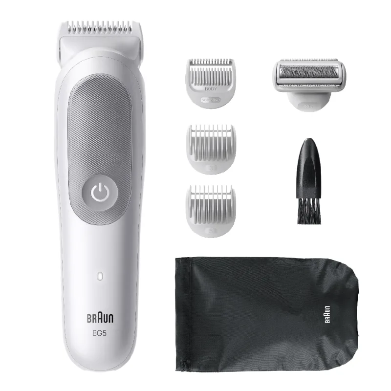 Braun - Recortadora corporal Braun Series 5 BG5550 + 6 accesorios.