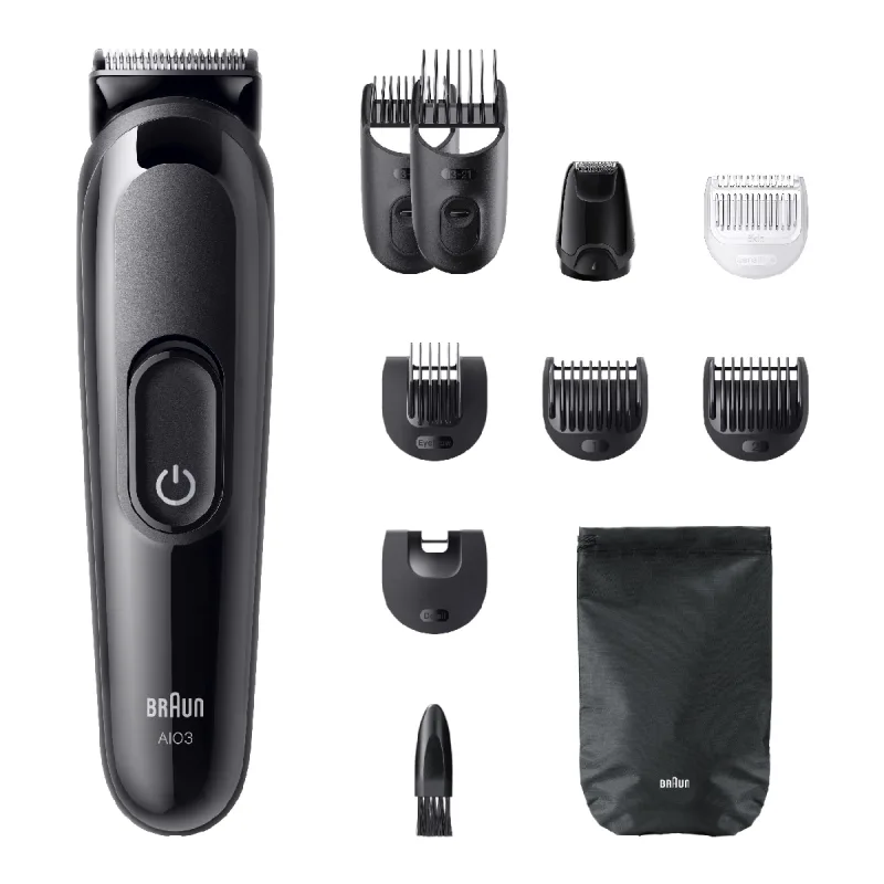 Braun - Recortadora Braun Series 3 AIO3560 Todo en uno.