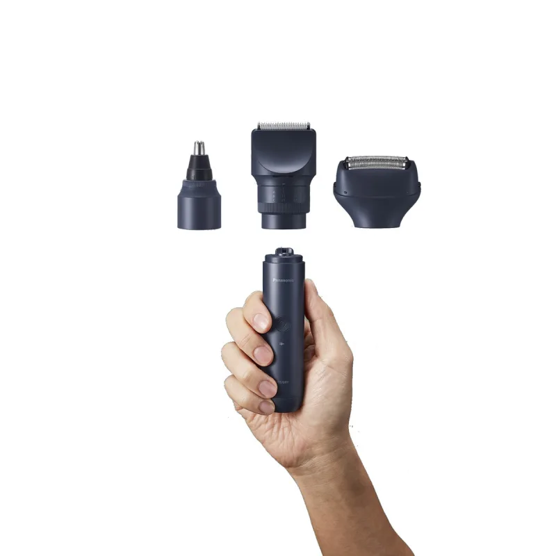 Panasonic - Recortadora facial y corporal Panasonic con 3 accesorios.