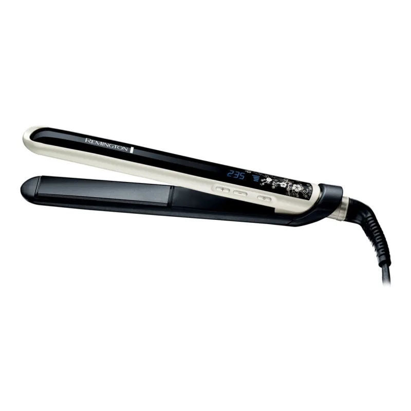 Remington - Plancha de pelo Remington S9500 con revestimiento de cerámica perla.