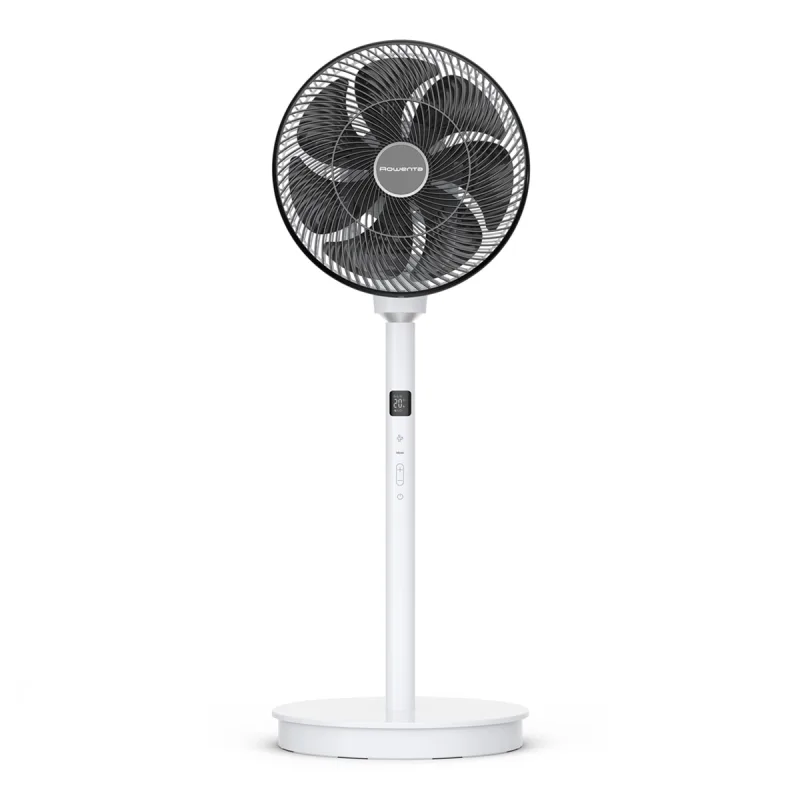 Rowenta - Ventilador de pie Rowenta Turbo Swift Silence, con mando a distancia,3 alturas regulables, QV5040.