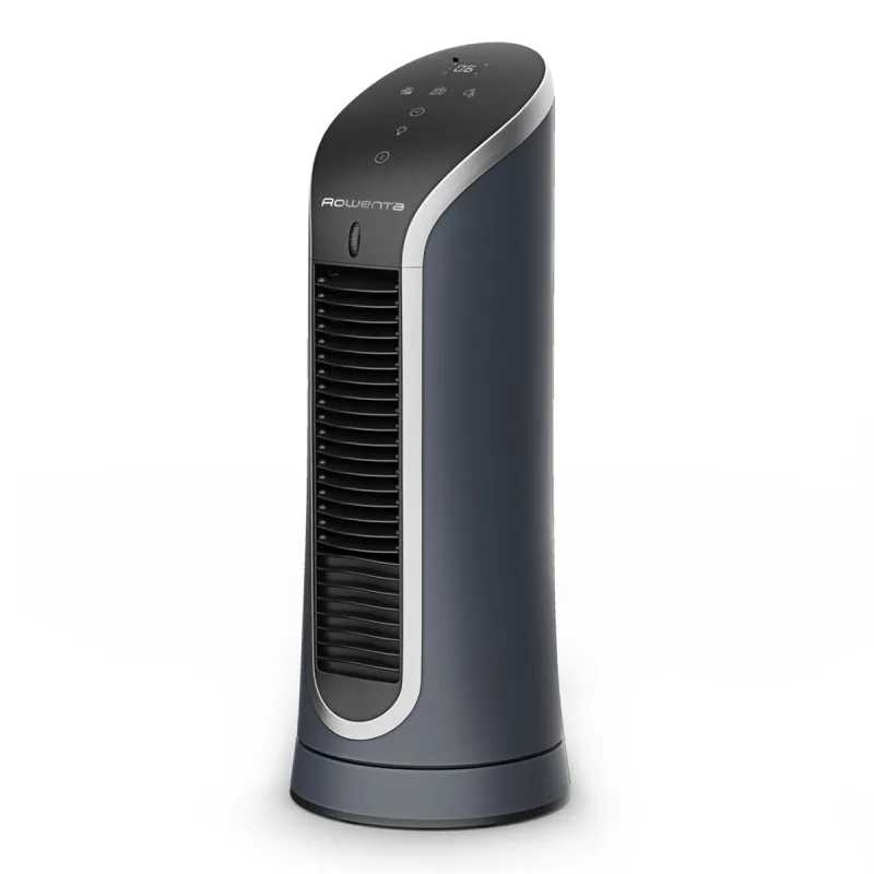 Rowenta - Mini Ventilador de Torre Rowenta Eole Compact, 6 velocidades, 2 modos automáticos,VU6220.