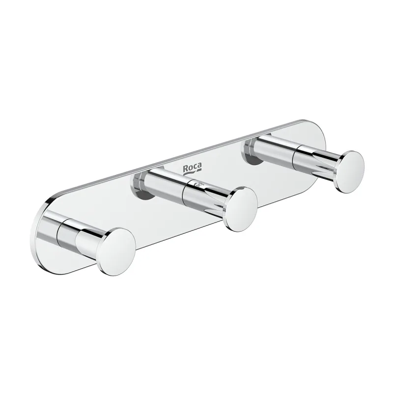 Roca - Percha de baño triple Hotels Round Roca.
