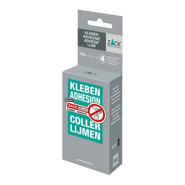 Zack - Pegamento adhesivo para accesorios de baño 12 gr Zack.
