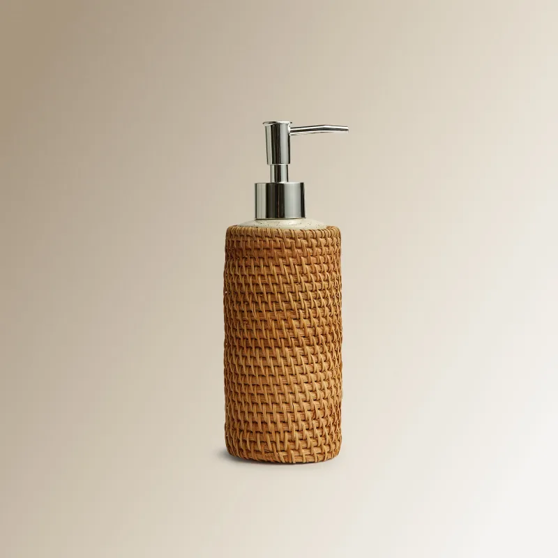 El Corte Inglés - Dispensador de jabón para encimera Mimbre El Corte Inglés.