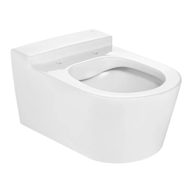 Roca - Taza de inodoro compacta suspendida Round Inspira Roca.