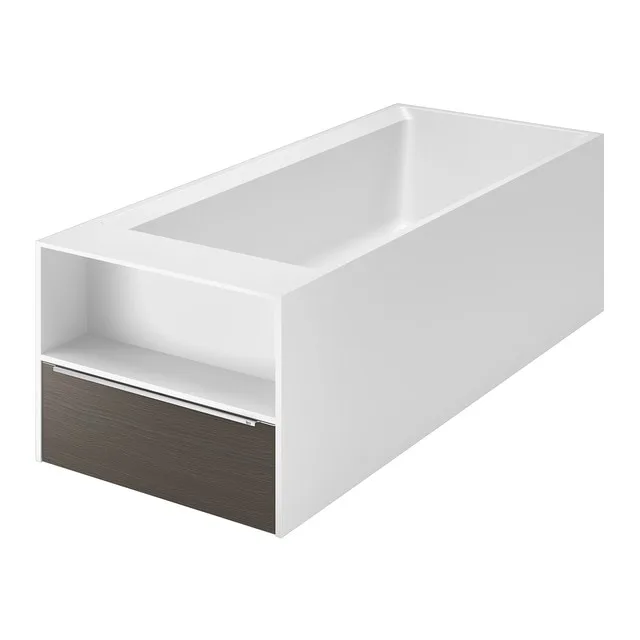 Roca - Bañera rectangular con cajón Surfex Modo Roca.