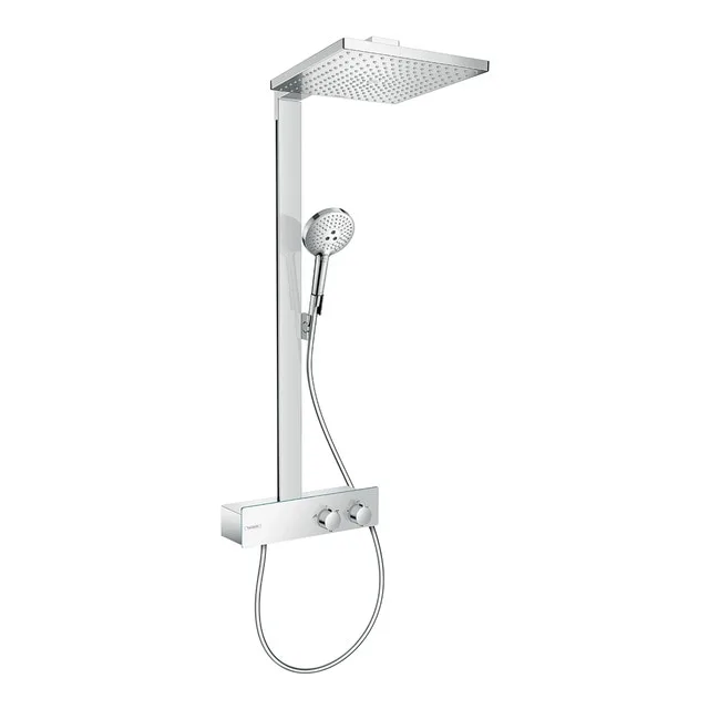 Hansgrohe - Conjunto de ducha con termostato Raindance E Showerpipe 300 1jet Hansgrohe.