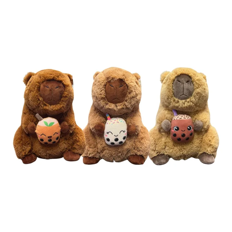 Capybara - Peluche 32 cm Bubble Tea Capybara modelos surtidos.