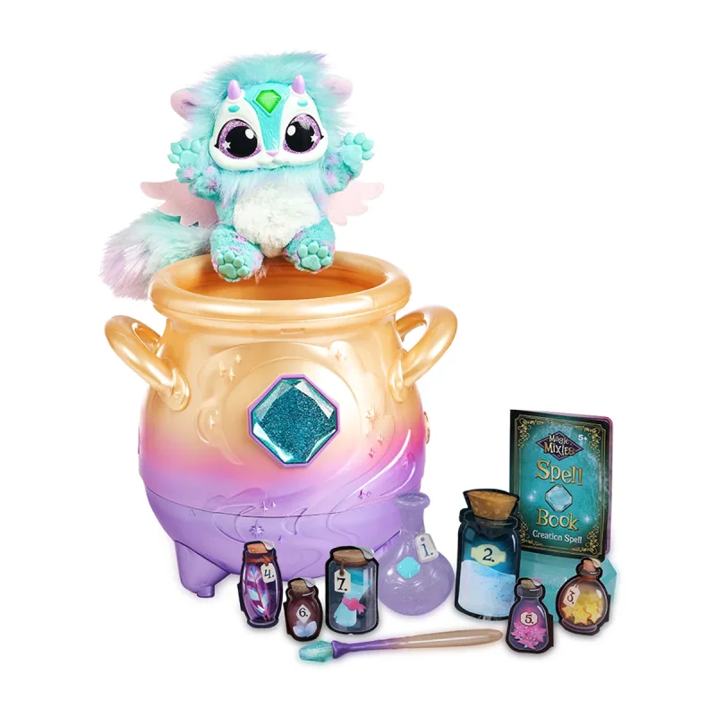 My Magic Mixie - Peluche interactivo Blue con caldero mágico My Magic Mixie.