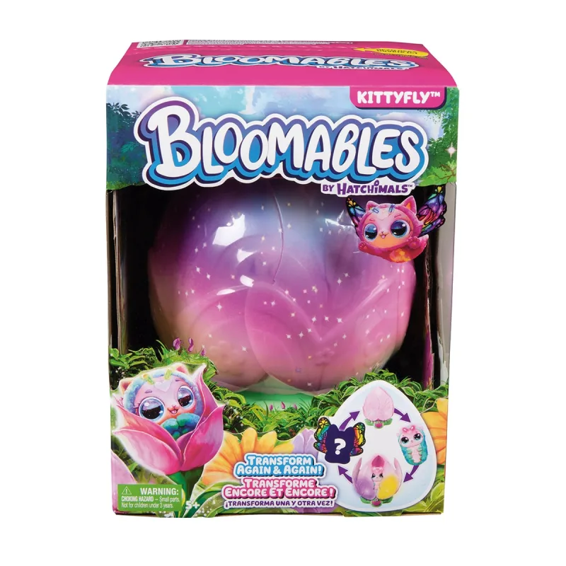 Hatchimals - Bloomables by Hatchimals Kittyfly Flor Mágica com Peluche Interativo - Artigo Sortido. Envio realizado de forma aleatória.