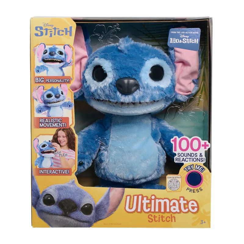 Just Play Products - Peluche interactivo Ultimate Stitch.