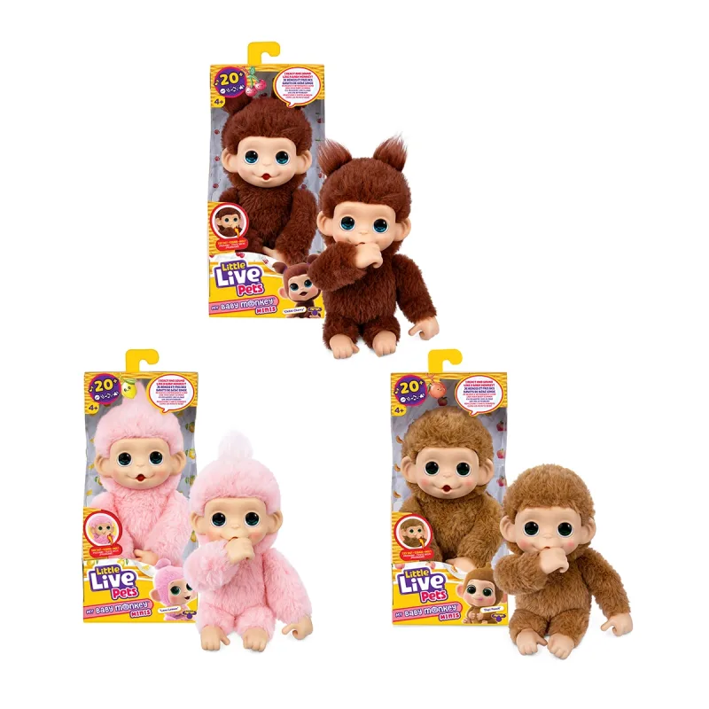 LITTLE LIVE PET - My Baby Monkey de Little Live Pets Moose.