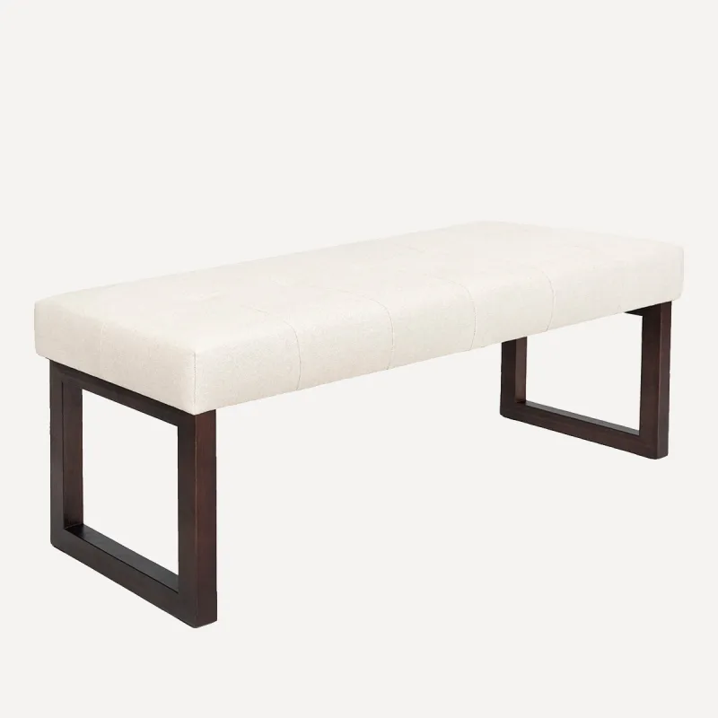 El Corte Inglés - Banco de madera tapizado Balmoral El Corte Inglés.