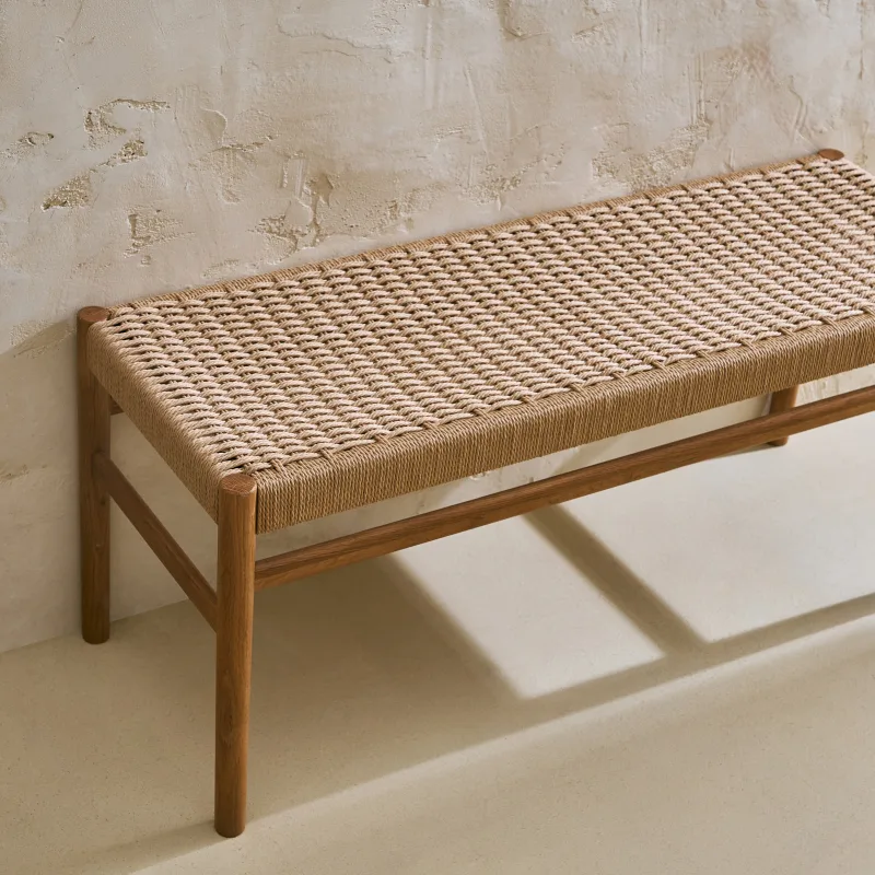 El Corte Inglés - Banco de madera de roble Lumpur El Corte Inglés.