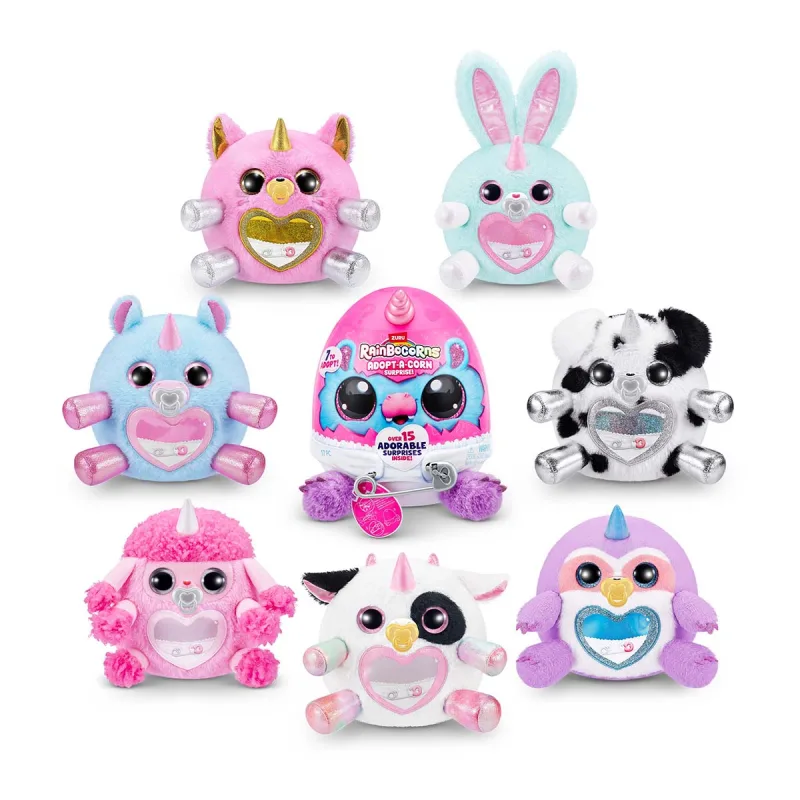 Zuru - Peluche Adopt A Corn Rainbocorns.