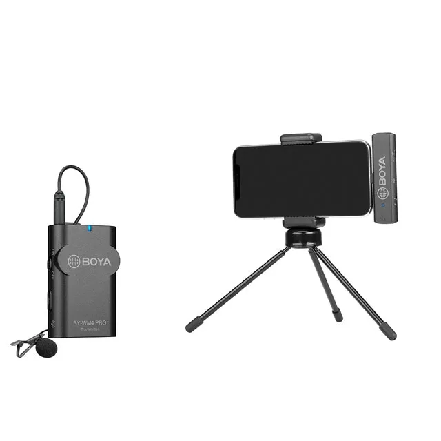 Boya - Sistema de micrófono inalámbrico iPhone BOYA BY-WM4 PRO-K3.