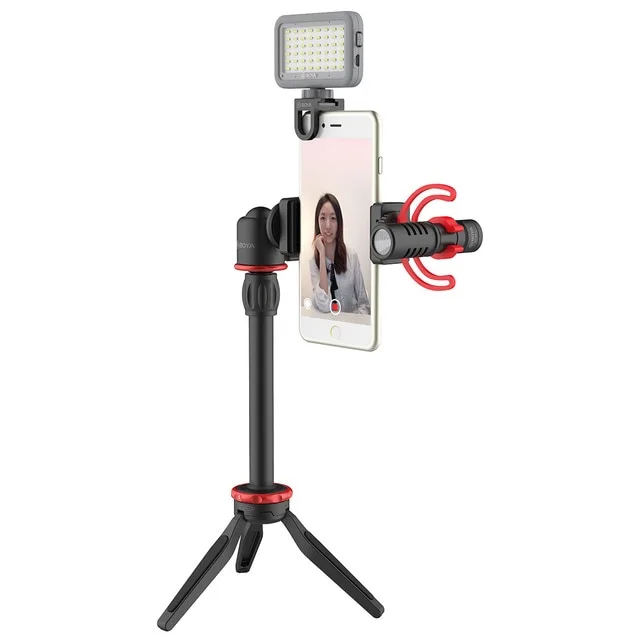 Boya - Kit de vídeo universal BOYA BY-VG330 para smartphone.