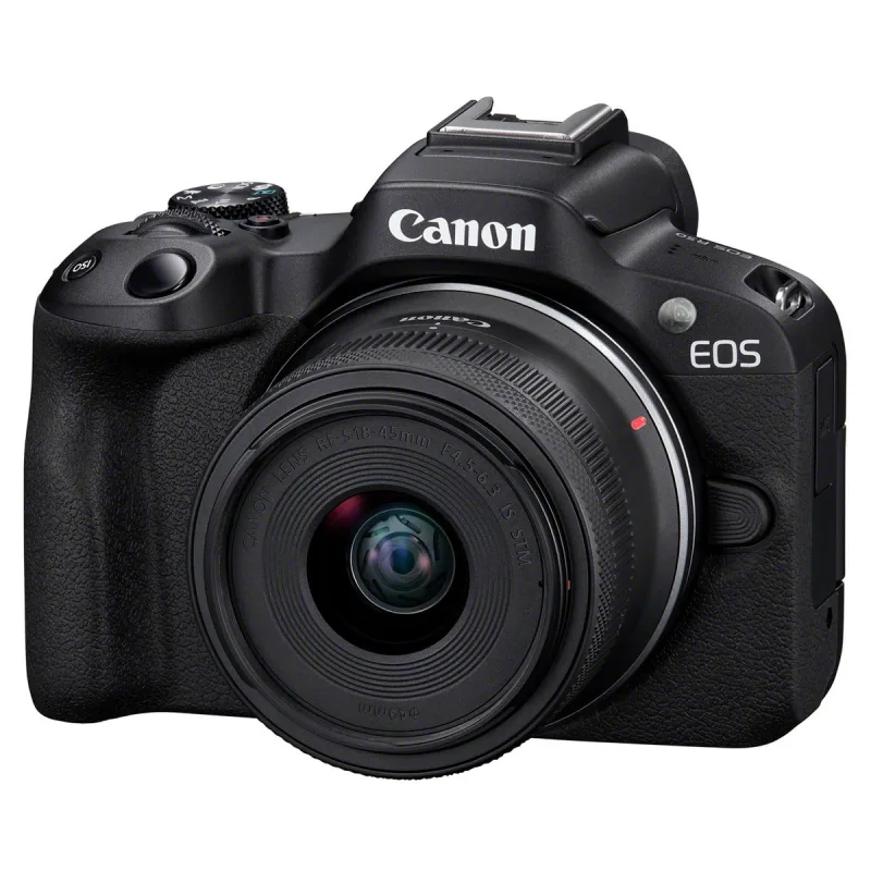 Canon - Cámara Evil Canon EOS R50 + Objetivo RFS 18-45 mm F4.5-6.3 IS STM.
