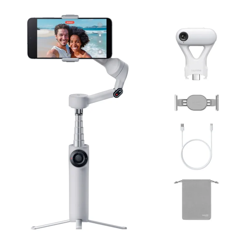 INSTA360 - Estabilizador Insta360 Flow 2 con IA Tracker.