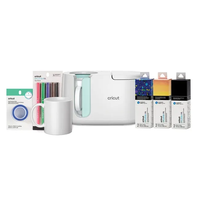 Cricut - Kit Prensa térmica Cricut Mug Press + Accesorios.