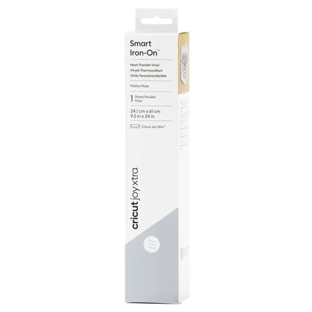 Cricut - Vinilo termoadhesivo Cricut Iron On Smart rollo 61 cm para Joy Xtra.